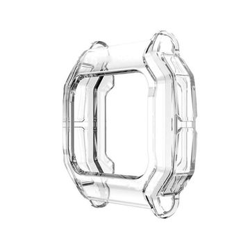 subtel Beschermhoes voor Amazfit Neo Fitness Tracker GPS Smartwatch Cover Smartwatch Hoek- en Randbeschermer Bumper Hoes Frame – zwart