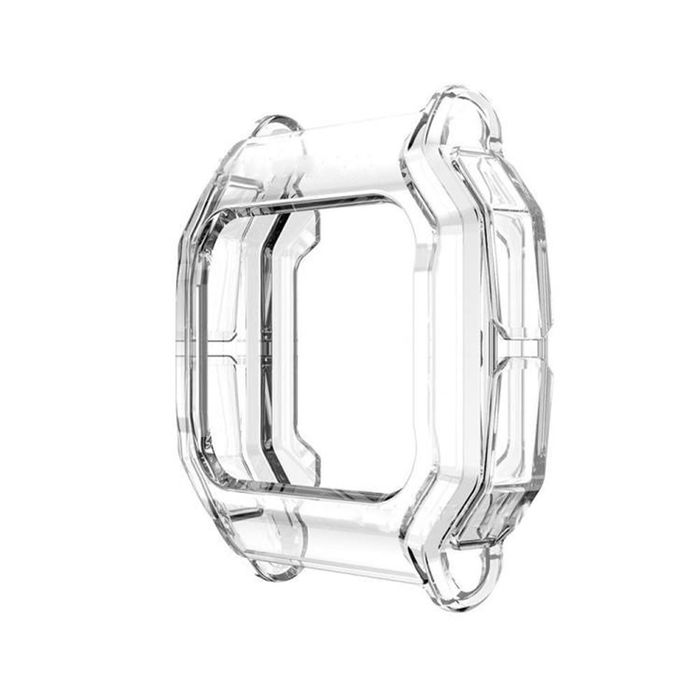 subtel Beschermhoes voor Amazfit Neo Fitness Tracker GPS Smartwatch Cover Smartwatch Hoek- en Randbeschermer Bumper Hoes Frame – zwart