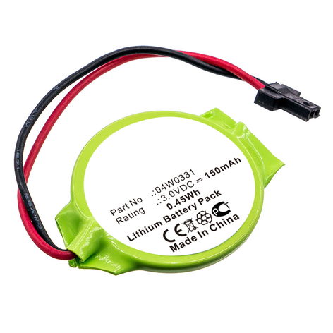 Battery for Lenovo ThinkPad Edge 11, Edge E130, X121e, X130e 04W0331 (150mAh, 3V) from CELLONIC