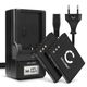 2x Accu DB-L80 740mAh + Oplader