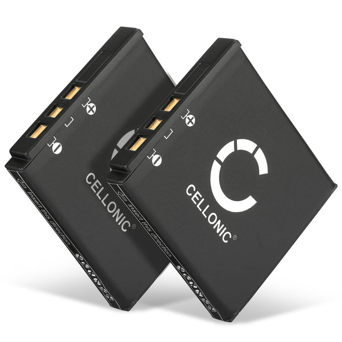 2x Camera accu voor Silvercrest DS-1020T Accu 700mAh