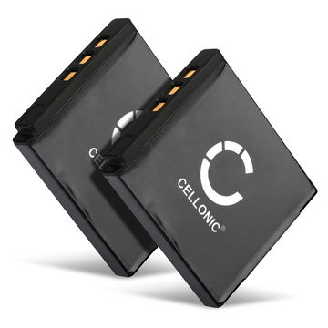 2x Batterij voor Kodak PlaySport Zx3, PlayTouch Zi10, Zi8, Easyshare M1033, Easyshare M1093 IS 700mAh camera van CELLONIC