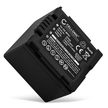 Batterij voor Panasonic NV-GS250, VDR-D250, NV-GS500, NV-GS320, CGA-DU06, CGA-DU12, CGA-DU21 CGA-DU12, CGA-DU14, CGA-DU21 Accu (1440mAh, 7.4V) van CELLONIC