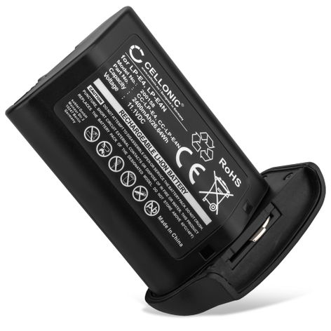 LP-E4 accu voor Canon 550EX, EOS 1D Mark IV, EOS 1D Mark III / Canon LP-E4, LP-E4N - 2400mAh vervangende accu voor camera