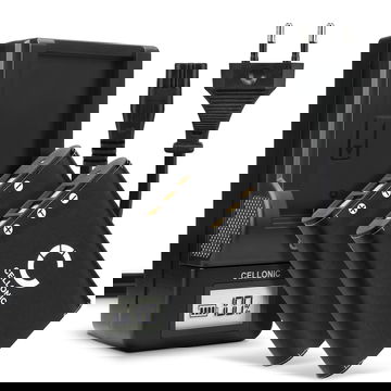 2x D-LI78 accu voor Pentax Optio M50, Optio M60, Optio S1, Optio V20, Optio W60, Optio W80 - 600mAh + Oplader vervangende accu voor camera