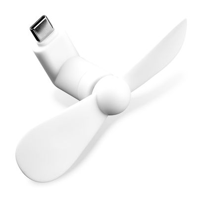 CELLONIC USB C Ventilator voor smartphone, Notebook, Tablet: Telefoon ventilator met USB-C aansluiting - Draagbare miniventilator - portable fan klein en stil
