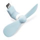 USB-C-telefoonventilator Blauw