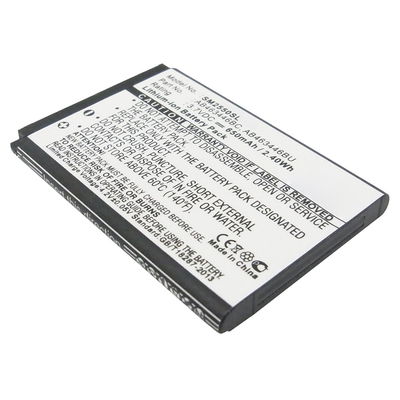 Batterij compatibel met Samsung GT-C3520, GT-E1190, GT-E1150, GT-E1100, GT-E2530, SGH-E500, GT-C3750 - AB463446BU 650mAh vervangende accu reservebatterij extra energie