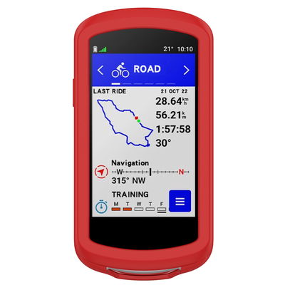 subtel beschermhoes compatibel met Garmin Edge 1040 / Edge 1040 Solar siliconen protectie - Navigatie tas Siliconen fiets GPS cover - bumpercase regenhuls