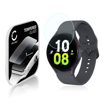 Displaybeschermglas Samsung Galaxy Watch 5 - 44mm (2.5D, 9H, 0,33mm, Full Glue) Tempered Glass