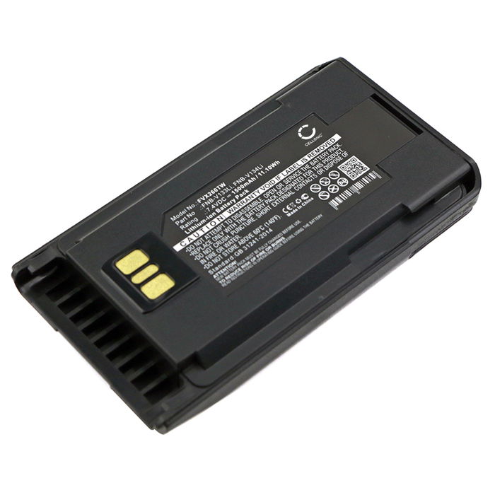 Batterij voor Motorola EVX-531, EVX-534, EVX-539, VX-261, VX-264, VX-451 Vertex EVX-261, EVX-530, EVX-531, EVX-534 1500mAh Lithium Ion van CELLONIC