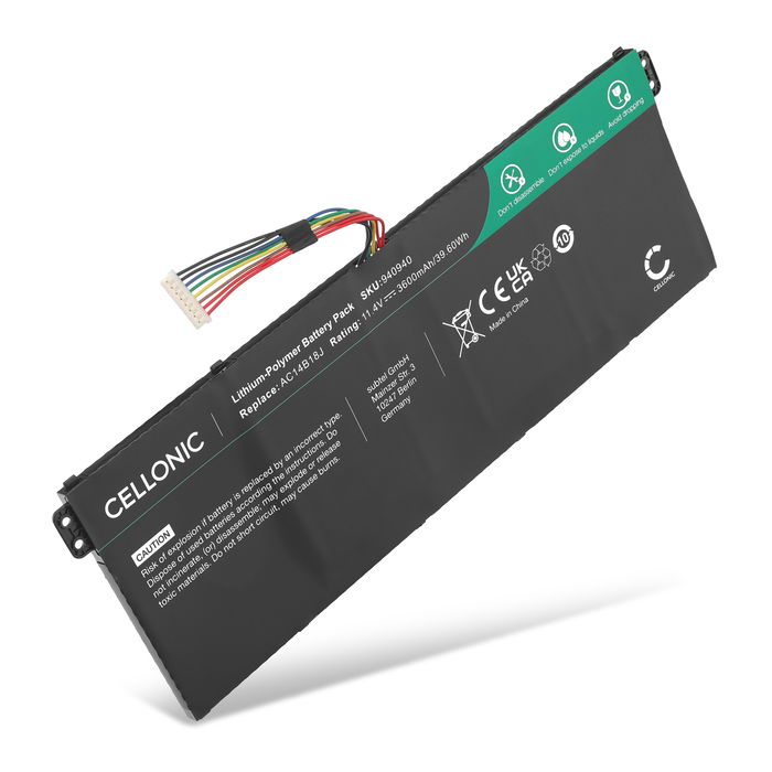 Acer Swift 3 SF314-511 Batterij 3600mAh van Cellonic