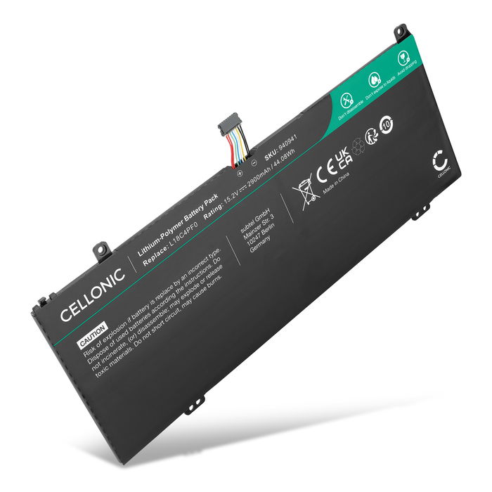 1x Lenovo ThinkBook 13s IWL Batterij 2900mAh van Cellonic