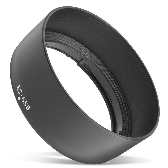 ES-68 II Camera Zonnekap voor Canon EF 50mm f/1.8 STM / EF 50mm 1:1.8 STM – Plastic bajonet Rond Zonnekap van CELLONIC