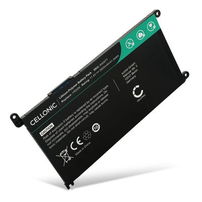 1x Batterij voor Dell Vostro 5490, 5590, 5481, 5581, Inspiron 5593, 15 5593, 5590, 5491, 5584, 15 5590, 5485, YRDD6, 1VX1H, P90F Laptop - 3600mAh 11.4V 