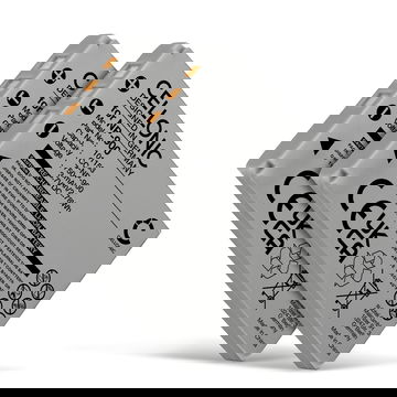 2x Battery for Rollei Compactline 203 110 103 82 SE Prego dp4200 dp5200 dp5700 dp6200 RCP-8325XS X-8 Compact 750mAh from CELLONIC