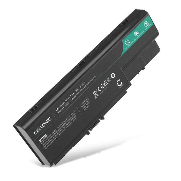 Vervangende batterij voor Acer Aspire 8930 laptop - Extra of reserve accu 4400mAh