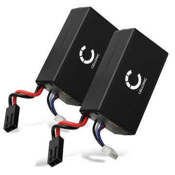 2x Batterij voor Parrot AR.Drone 2.0 1500mAh van CELLONIC