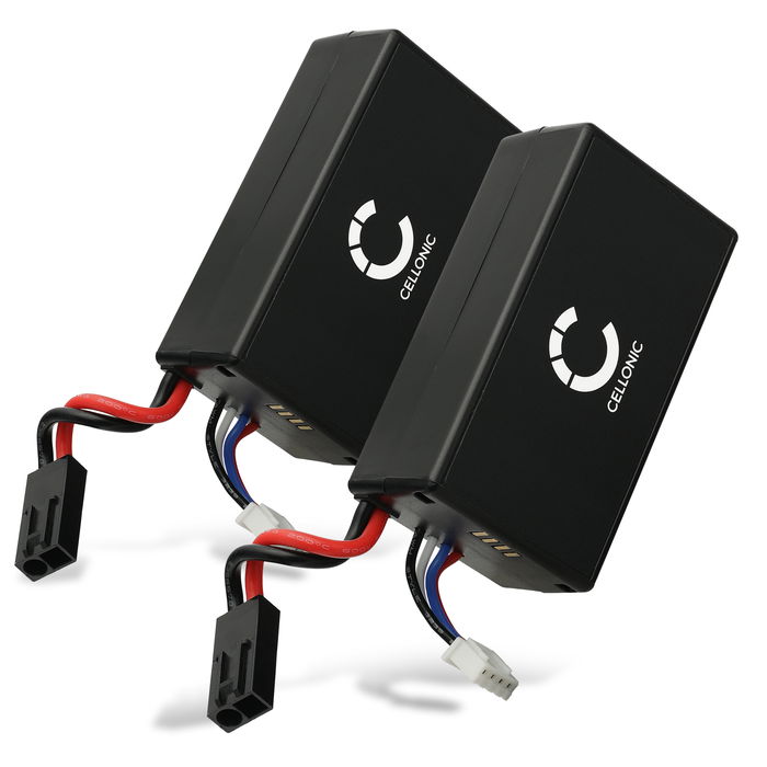 2x Batterij voor Parrot AR.Drone 2.0 1500mAh van CELLONIC