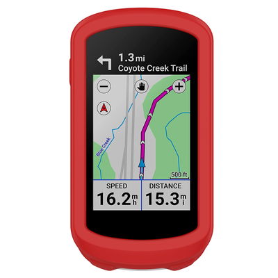 subtel beschermhoes compatibel met Garmin Edge Explore 2 siliconen protectie - Navigatie tas Siliconen fiets GPS cover - bumpercase regenhuls