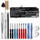 1x Accu voor HP Elite x2 1012 G1 (T8Y99AW), Gen 1 MG04XL, MG04, 812060-2B1, 812060-2C1, MC04XL (4750mAh) + Gereedschapsset 17dlg