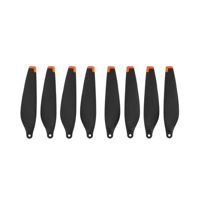 8x DJI Mini 3 Pro Propeller Replacements - Low Noise Stealth Drone Rotor Blades Prop Wing Spares Accessories Set + Screws & Screwdriver – Black/Orange