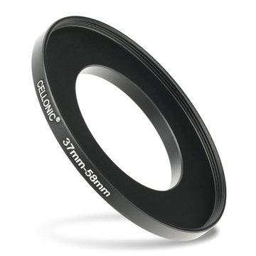37mm - 58mm Step Up Ring Camera Filter Adapter for Canon, Nikon, Sony, FujiFilm, Olympus Lenses from CELLONIC