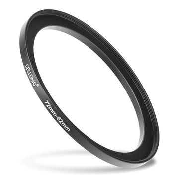 72mm - 82mm Step Up Ring Camera Filter Adapter for Canon, Nikon, Sony, FujiFilm, Olympus Lenses from CELLONIC