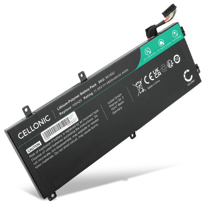Dell Precision 5510 Batterij 4800mAh van Cellonic