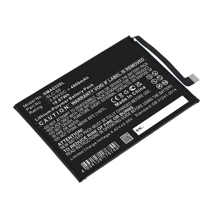 Batterij voor Samsung Galaxy A03 Core Ersatzakku 4900mAh, Batterie Handyakku
