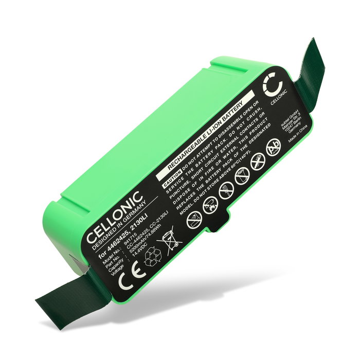 Battery for iRobot Roomba 980, Roomba 960, Roomba 614, Roomba 965, Roomba 671, Roomba 675 5200mAh from CELLONIC