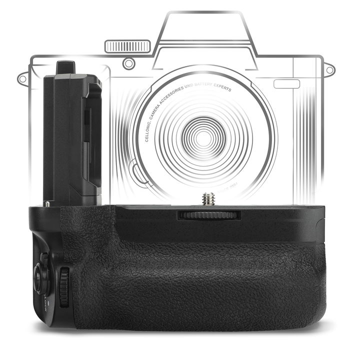 Sony A1 (ILCE-1) battery grip VG-C4EM accuhouder voor NP-FZ100 - vertical grip portret modus en ontspanner