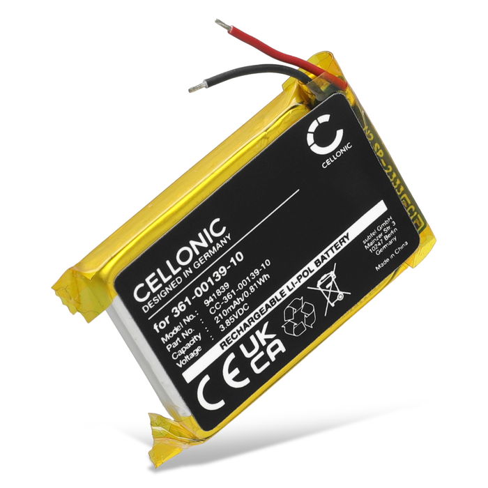Garmin 361-00139-10 Accu Batterij 210mAh van Cellonic