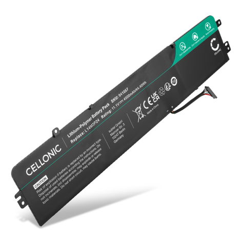 Battery for Lenovo Ideapad 700, 700-15, 700-15ISK, 700-17ISK L14M3P24 (4000mAh, 11.1V) from CELLONIC