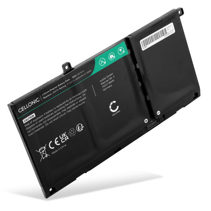 Dell Inspiron 15 7501 Batterij 3600mAh van Cellonic