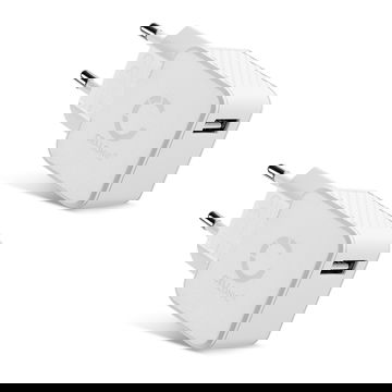 2x USB oplader compatibel met 5V / 1A, 1000mA - Adapter Oplaadkabel