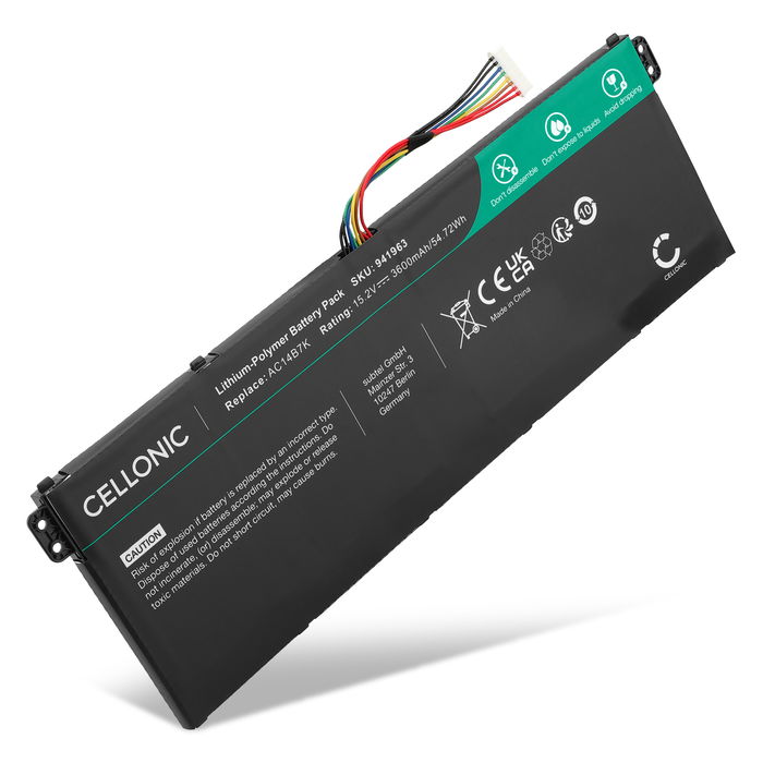 Acer Predator Helios 300 PH317-51 Batterij 3600mAh van Cellonic