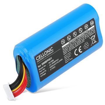 Batterij voor Sunmi V2, P1, V1s SMBP001, SM-INR18650M26-1S2P (5200mAh, 3.7v) van CELLONIC