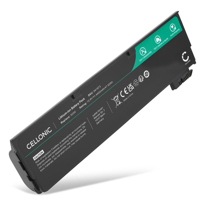 Lenovo ThinkPad X240 T460 Accu Batterij 4400mAh van Cellonic