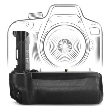 BG-R10 Battery Grip voor Canon EOS R6 Mark II, R5, R5 C, R6 Camera’s – LP-E6N, LP-E6NH Verticale Portretgreep