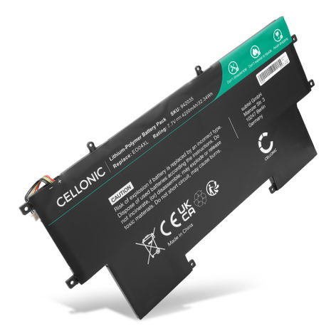 Battery for HP EliteBook Folio 1020 Gen 1, Gen 1 EO04XL (4200mAh, 7.7V) from CELLONIC