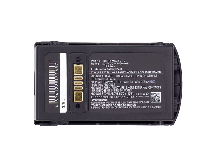 Battery for Motorola Zebra MC3300 MC3200 MC32N0 MC32N0-S 3.7V 4800mAh from CELLONIC