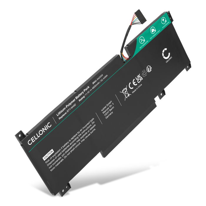 MSI Katana GF76 11UC Accu Batterij 4600mAh van Cellonic
