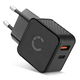 USB-laadadapter zwart
