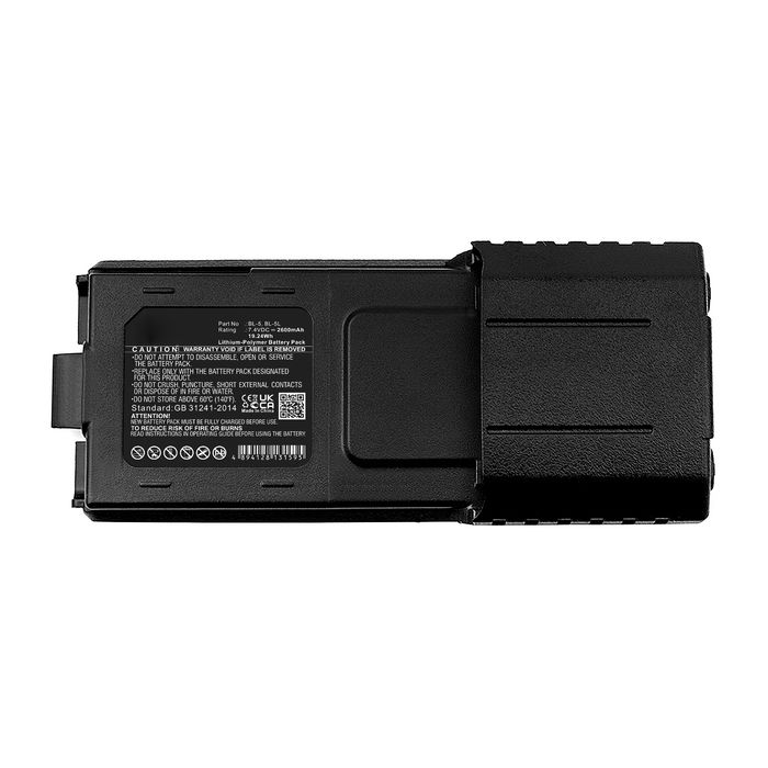 Batterij voor Baofeng TYT F8, F9, BF-F8 Plus, BF-F8HP, BF-F9 V2 plus, UV-5A, UV-5B, UV-5C, UV-5E 2600mAh Lithium-Polymer van CELLONIC