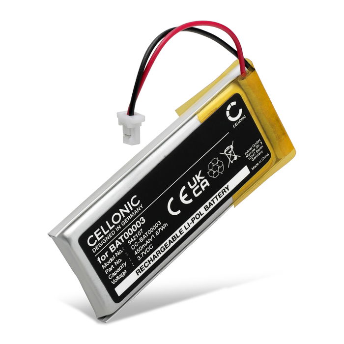 Cardo BAT00003 Accu Batterij 450mAh van Cellonic