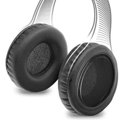 2x Oorkussens 75x75x38mm – zwart CELLONIC