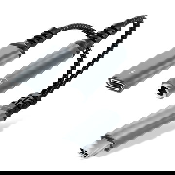 Adapter USB C naar aux jack en USB C splitter voor audio en lader met 60 W PD snelladen voor iPhone, Samsung, telefoon, headset, oortjes - zilver