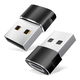 2x USB Adapter USB-C (Type-C) naar USB A