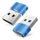 2x USB Adapter USB-C (Type-C) naar USB A